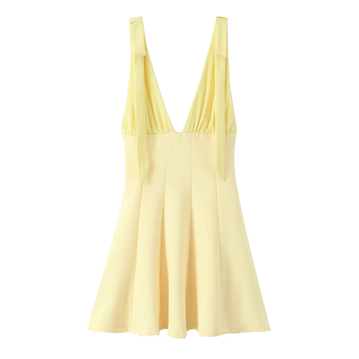 HH Women's New Fashion Mini Dress White Black V-Neck Backless Zipper Decorate Female Summer Sexy Chic Sleeveless Dresses