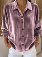 Womens Multi-Color Velvet Cardigan With Long Sleeves For Casual Wear