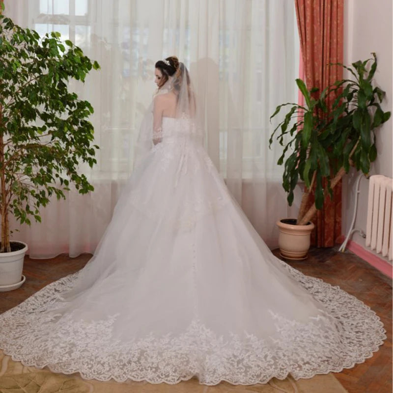 HW091 Customized Sweetheart Applique Lace Vintage Bridal Wedding Dress Princess Wedding Dresses Bridal Gown vestidos de noivas