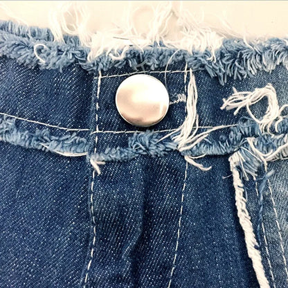 Women Sexy Jeans Shorts Summer Fashion Low-waist Denim Knotted Band Mini Short Beach Casual Shorts Sexy Club Party Bikini Bottom