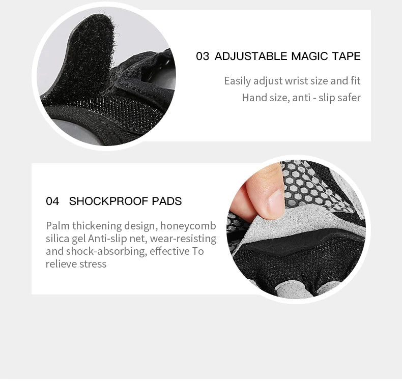 Gym Gloves Heavyweight Sports Exercise Weight Lifting Gloves Body Building Training Sport Fitness Gloves For Fiting Cycling