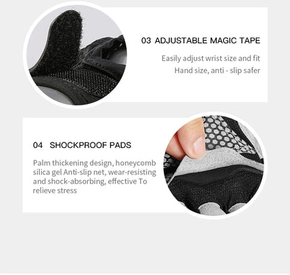 Gym Gloves Heavyweight Sports Exercise Weight Lifting Gloves Body Building Training Sport Fitness Gloves For Fiting Cycling