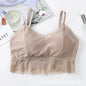 Tops For Women Lingerie Fashion Lace Top Beautiful Bra Female Seamless Bra Tube Top With Bra Pad Underwear Push Up Brassiere