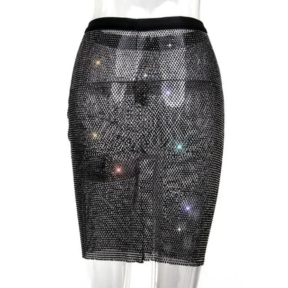 Sexy black White Summer crop top women festival Beach club outfits Party tank top t shirt woman Halter Rhinestones tops topy Hot