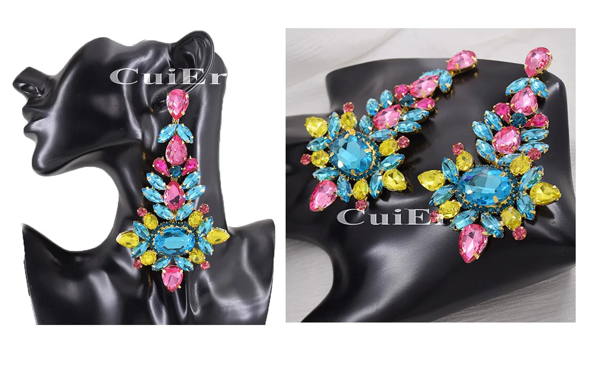 CUIER Luxurious Black Tops for Women Body Chain Jewelry Gun-black