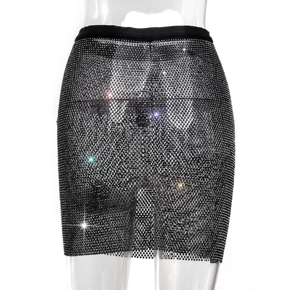 Sexy black White Summer crop top women festival Beach club outfits Party tank top t shirt woman Halter Rhinestones tops topy Hot