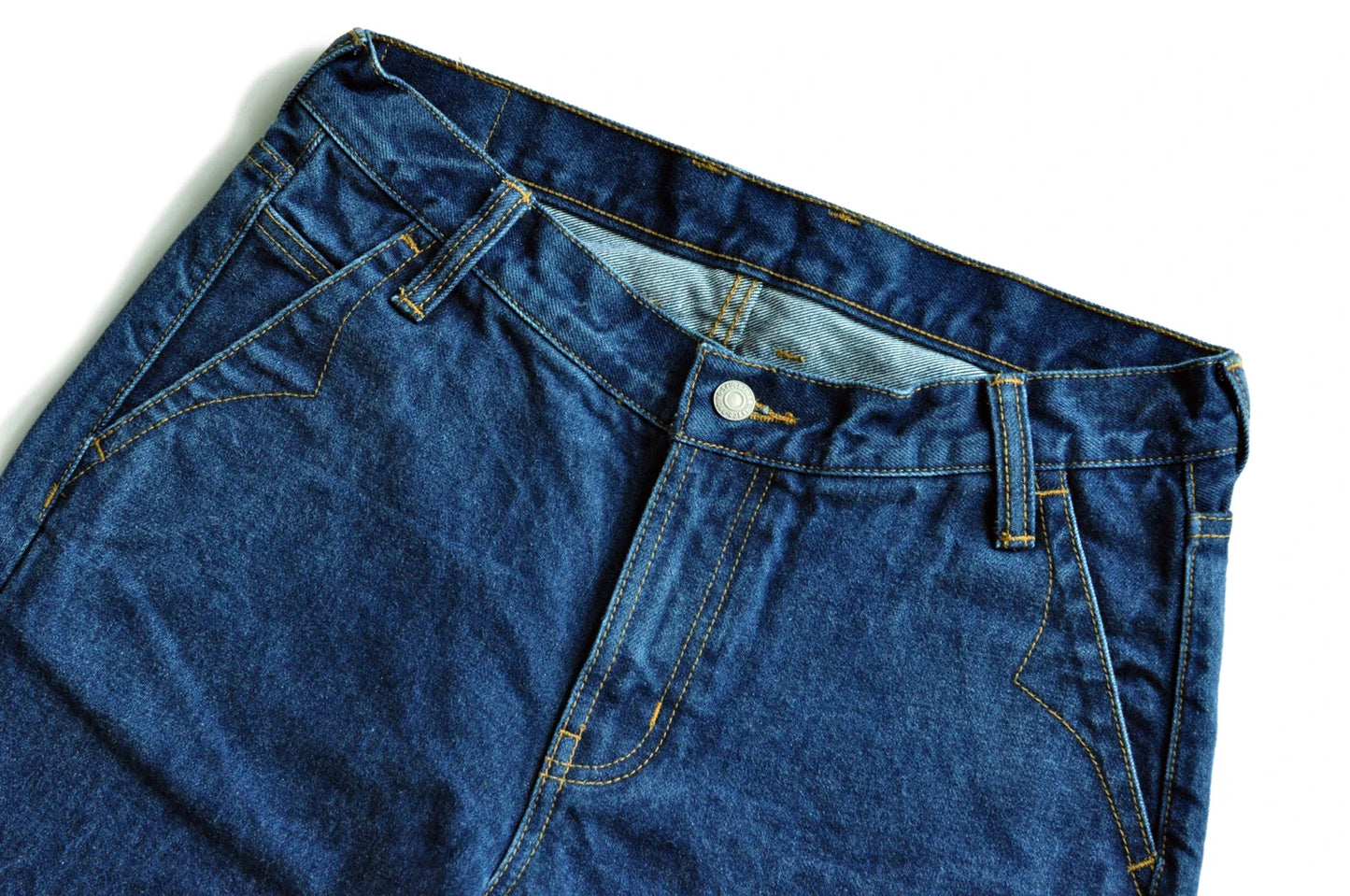 Saucezhan  315XX-18SX Men Jeans Washed Jeans Selvedge Denim Jeans for Men Distressed Jeans Taper Fit  Zipper Fly  18 oz