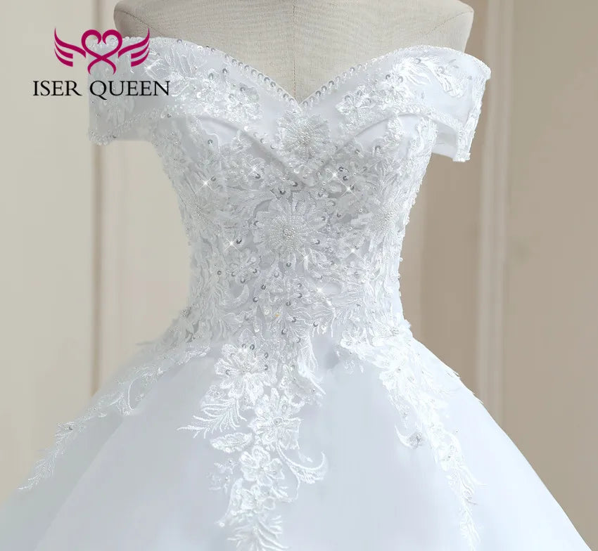 Customized V neck Beautiful Lace Appliques BOHO Wedding Dress Embroidery On Net White Plus Size Wedding Dresses Women WX0267