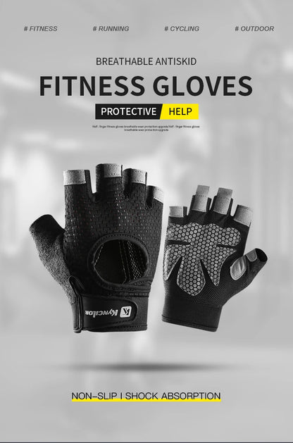 Gym Gloves Heavyweight Sports Exercise Weight Lifting Gloves Body Building Training Sport Fitness Gloves For Fiting Cycling