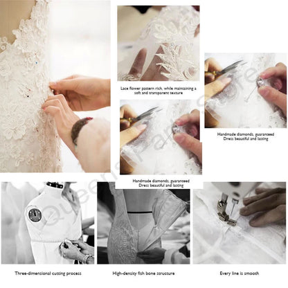 Modern Wedding Guest Dresses Customized Scoop Neck Puff Sleeves Big Flower Floor Length Mother of The Bride Dress Evening Gown