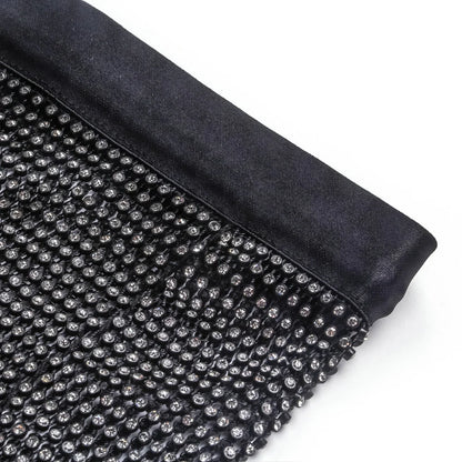 Sexy black White Summer crop top women festival Beach club outfits Party tank top t shirt woman Halter Rhinestones tops topy Hot