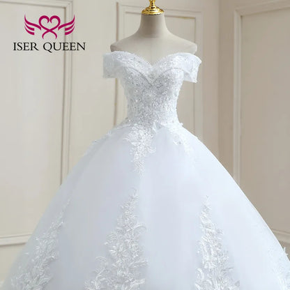 Customized V neck Beautiful Lace Appliques BOHO Wedding Dress Embroidery On Net White Plus Size Wedding Dresses Women WX0267