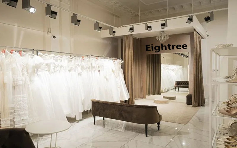 Eightree Rose Pink Elegant Evening Dresses for Weddings Strapless Satin Special Occasion Gowns Wedding Guest Dress Customized