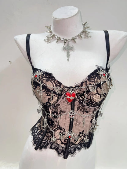 y2k Tops harajuku fashionPunk Tank Tops Cross Tank Tops y2k clothes y2k crop top gothic clothese girl clothes  Gothic Tank Tops