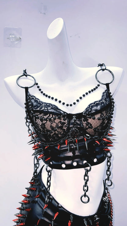 y2k fashion bustier topy2k crop tops gothic clothes Rivet Tank Tops Gothic Tank Tops Punk Tank Tops vintage tops y2k clothes