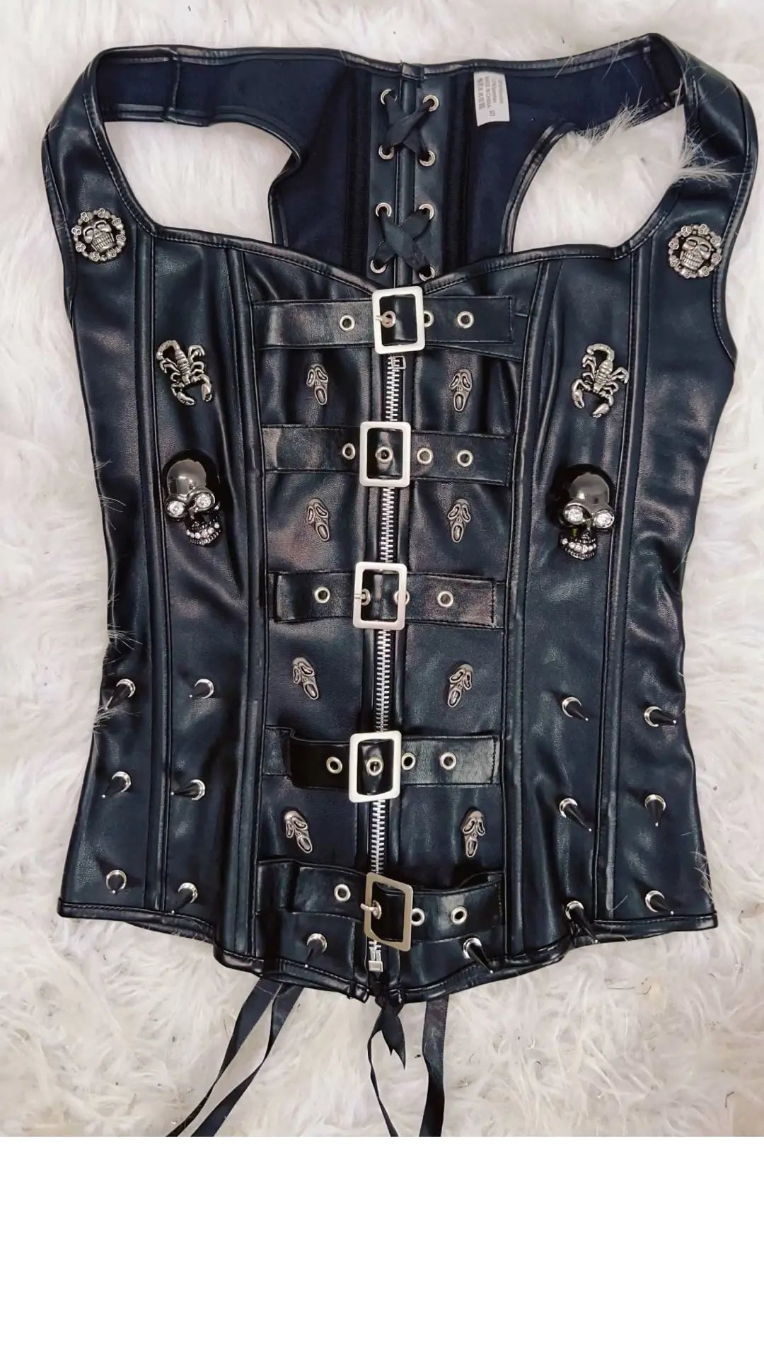 Skull Tank Tops Rivets Tank Tops Gothic Tank Tops Punk Tank Tops gothic clothes y2k clothes y2k fashion bustier top vintage tops