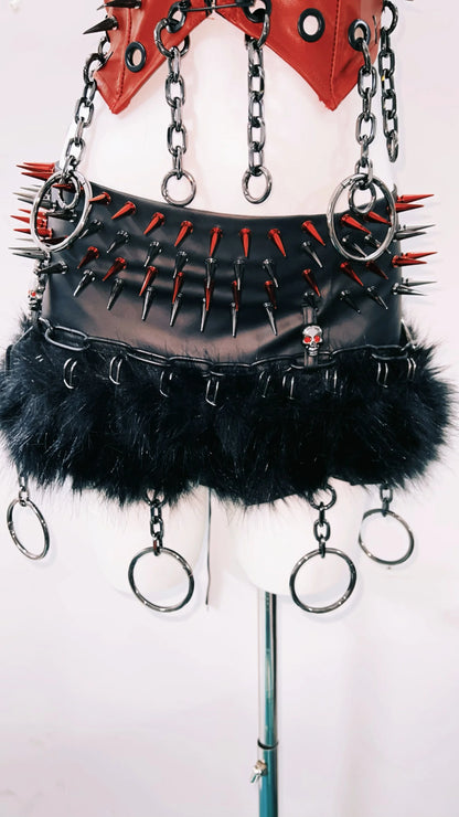 Gothic Tank Tops Punk Tank Tops halter topy2k clothes y2k crop top gothic clothes y2k top rivetTank Tops Skull top vintage tops