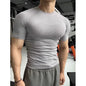 een Fitn Training Clothes Qui Dry ort Sve Men's Summer Running Sports Crion Elastic Muscle T-irt