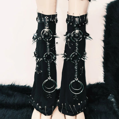 Skull top vintage tops Gothic Tank Tops Punk  Tops y2k clothes y2k crop top gothic clothes y2k top harajuku Tank Tops rivet Tops