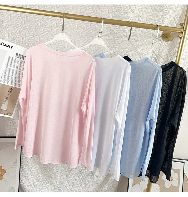 Women's Gym Clothing Summer Yoga Shirts & Blouses Fitness Sport Running T-shirt Female Short Sleeve Workout Tops Long Sleeve👚