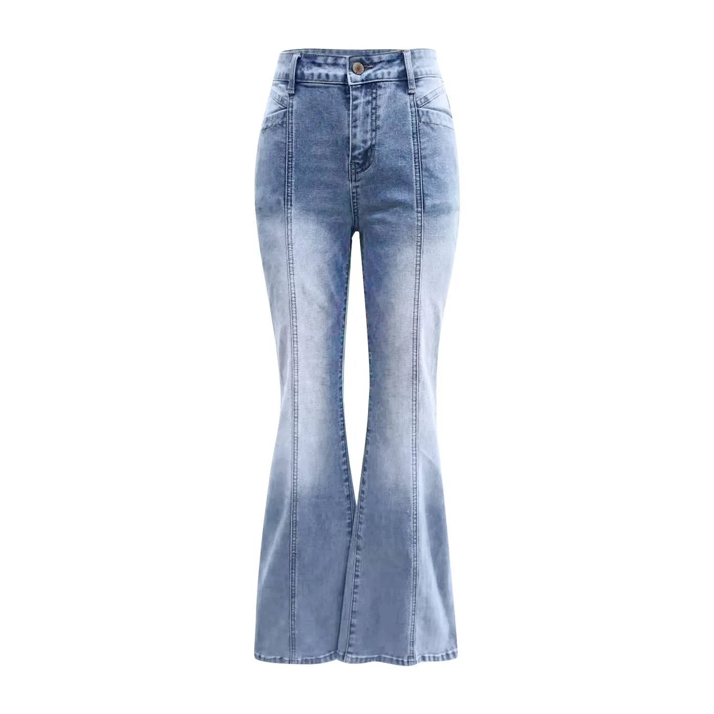 Women Jeans Pants Fitting Y2k Streetwear Bodycon Mid Waist Denim Straight Pants Four Seasons Elegant Daily All-Match Trousers