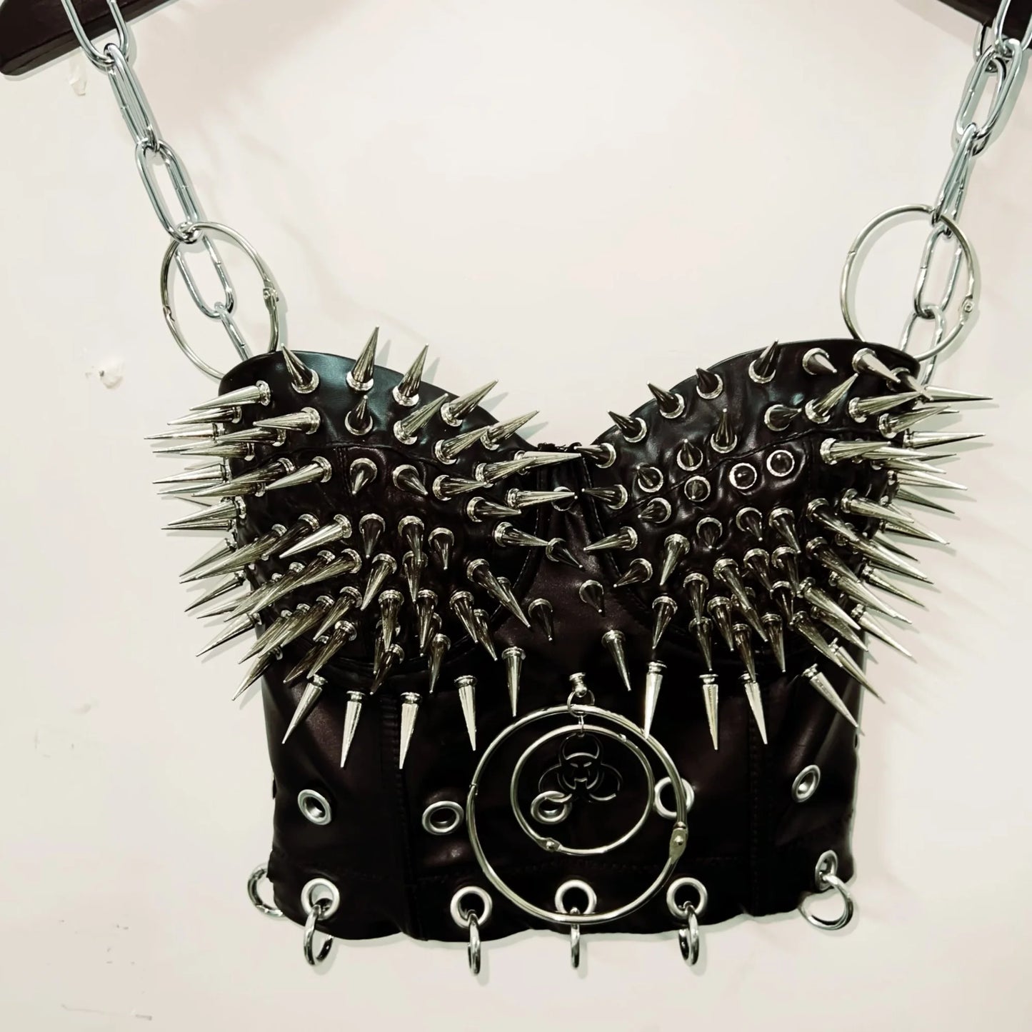 Rivets Tank Tops gothic clothes y2k crop top Cross Tops Gothic Tank Tops Punk Tank Tops Skull top vintage tops y2k fashion