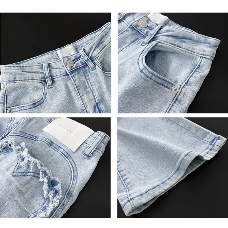 Women Flare Jeans Vintage Loose Cowboy Pants Harajuku Aesthetic Baggy Denim Trousers Aesthetic Y2k  Instagram Wide Legged Jeans