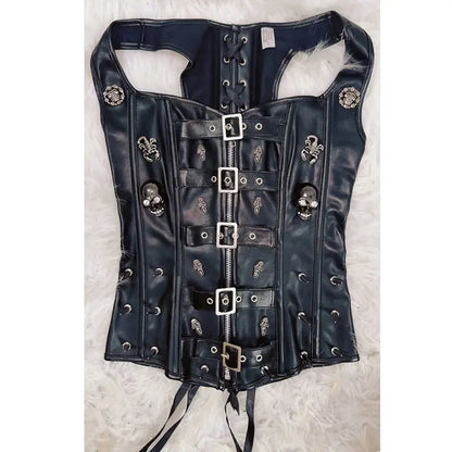 Skull Tank Tops Rivets Tank Tops Gothic Tank Tops Punk Tank Tops gothic clothes y2k clothes y2k fashion bustier top vintage tops