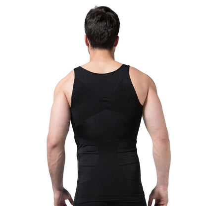 Mens Compression Sleeveless Jersey Fitness Clothes Training Shirts Gym Tank Tops Running Sports Skinny Vest Tight T-Shirt