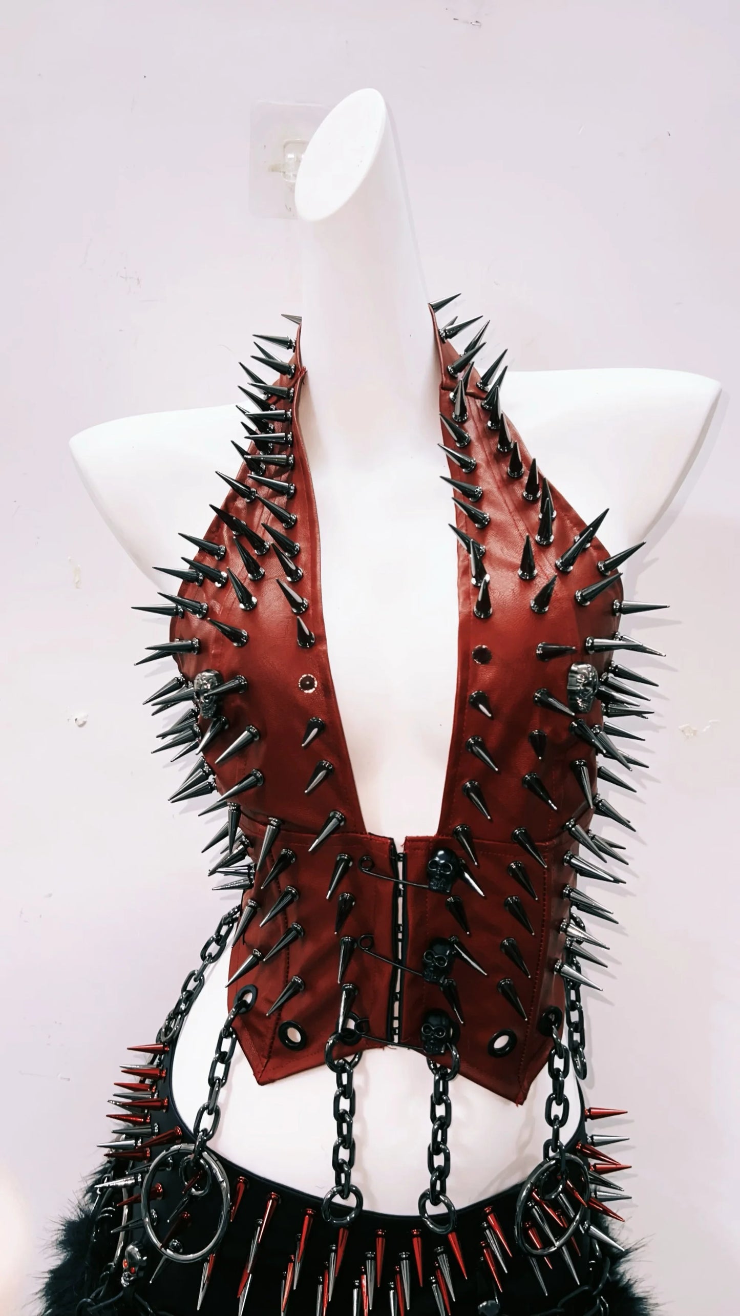 Gothic Tank Tops Punk Tank Tops halter topy2k clothes y2k crop top gothic clothes y2k top rivetTank Tops Skull top vintage tops