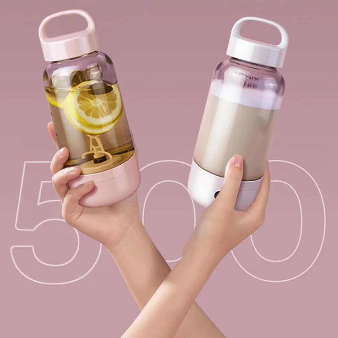 500ML Sport Shaker Bottle Water Cup Protein Shaking Cup Travel lectric Protein Powder Mixing Cup Automatic Portable Shaker Cup