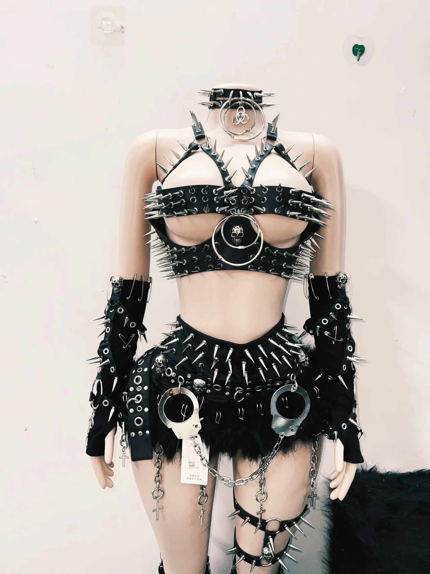 Skull top vintage tops Gothic Tank Tops Punk  Tops y2k clothes y2k crop top gothic clothes y2k top harajuku Tank Tops rivet Tops