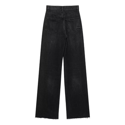 Willshela Women Jeans Denim Pant High Waist Female Chic Lady Casual Basic Mujer Straight Trousers
