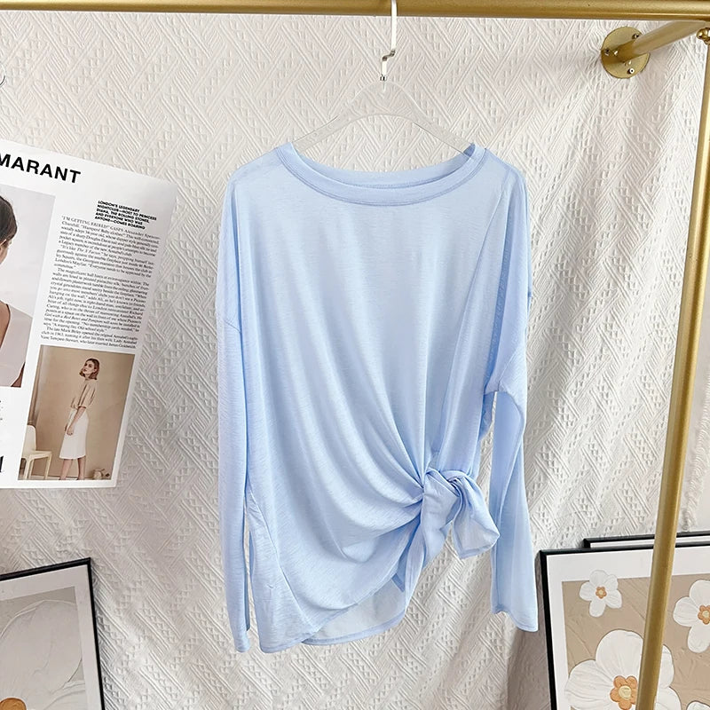 Women's Gym Clothing Summer Yoga Shirts & Blouses Fitness Sport Running T-shirt Female Short Sleeve Workout Tops Long Sleeve👚