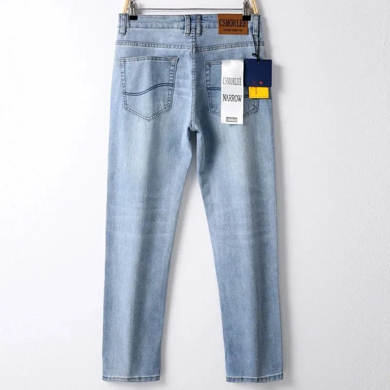 2025 Brand Jeans Summer Style Utr Thin Light  Men's Jeans Fashion Male Casual Denim Men's Jeans Slim Wholesale Jeans