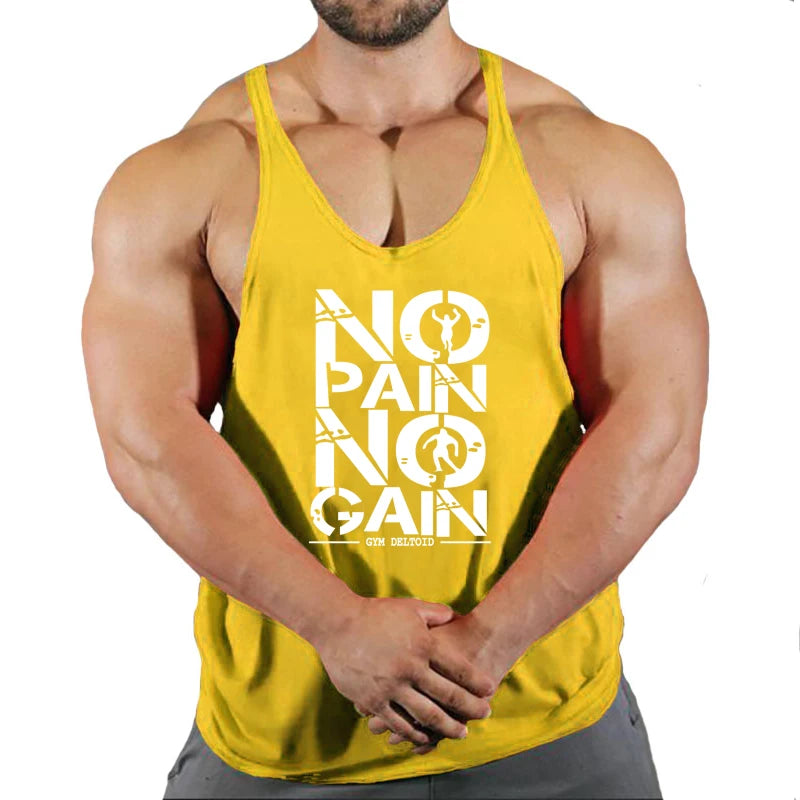 Gym Clothing Mens Bodybuilding Hooded Tank Top Cotton Sleeveless Vest Sweatshirt Fitness Workout Sportswear Tops Male Suspenders
