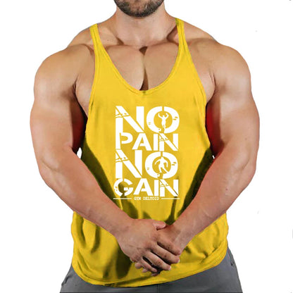 Gym Clothing Mens Bodybuilding Hooded Tank Top Cotton Sleeveless Vest Sweatshirt Fitness Workout Sportswear Tops Male Suspenders
