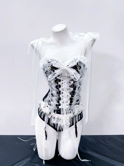Skull top vintage tops gothic  tank tops  y2k tops y2k fashion  y2k crop top Punk Tank Tops Lace tops Cross Tops e girl clothes