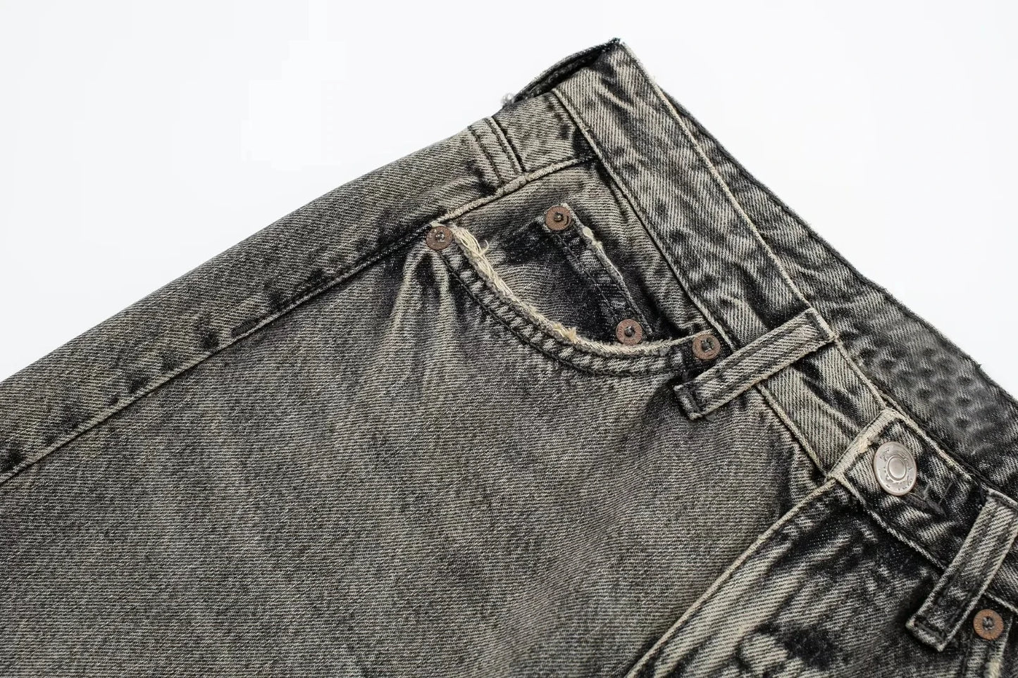 HH Jeans For Women 2023 Worn In All Seasons Denim 4 Colors Long Trousers Female Cool High Street Women's Wide Leg Pants