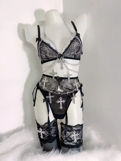 Lace Tank Tops Cross Tops LolitaTank Tops Kawaii Tank Tops Gothic Tank Tops y2k accessories harajuku fashion y2k crop top