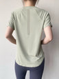 Sportswear Woman Gym 2026 Yoga Clothes Women T-Shirt Short Sleeve Quick Dry Fitness Top Breathable Running Shirt Yoga Wear