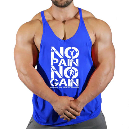 Gym Clothing Mens Bodybuilding Hooded Tank Top Cotton Sleeveless Vest Sweatshirt Fitness Workout Sportswear Tops Male Suspenders