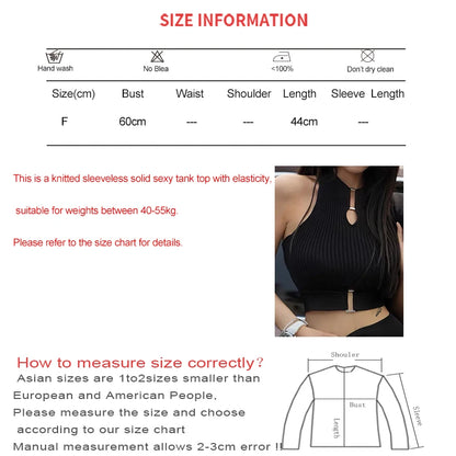 2025 Women Sexy Tank Tops Chic Y2K Tops Halter Off Shoulder Tops Crop Elastic Solid Tank for Women Summer