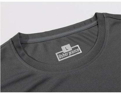 2 Piece Men's Quick Dry Gym Fitness Badminton Sports Suit Clothes Running Jogging Sportswear Workout Workout Set Sportswear