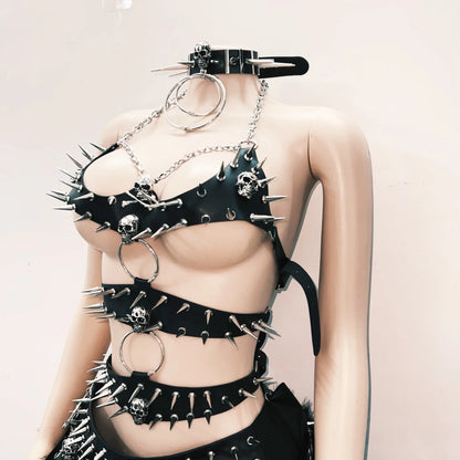 Gothic Tank Tops Punk Tank Tops rivet Tank Tops Skull  Tank Tops harajuku Tank Tops  gothic clothes y2k clothes  y2k fashion