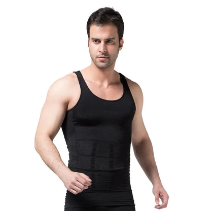 Mens Compression Sleeveless Jersey Fitness Clothes Training Shirts Gym Tank Tops Running Sports Skinny Vest Tight T-Shirt
