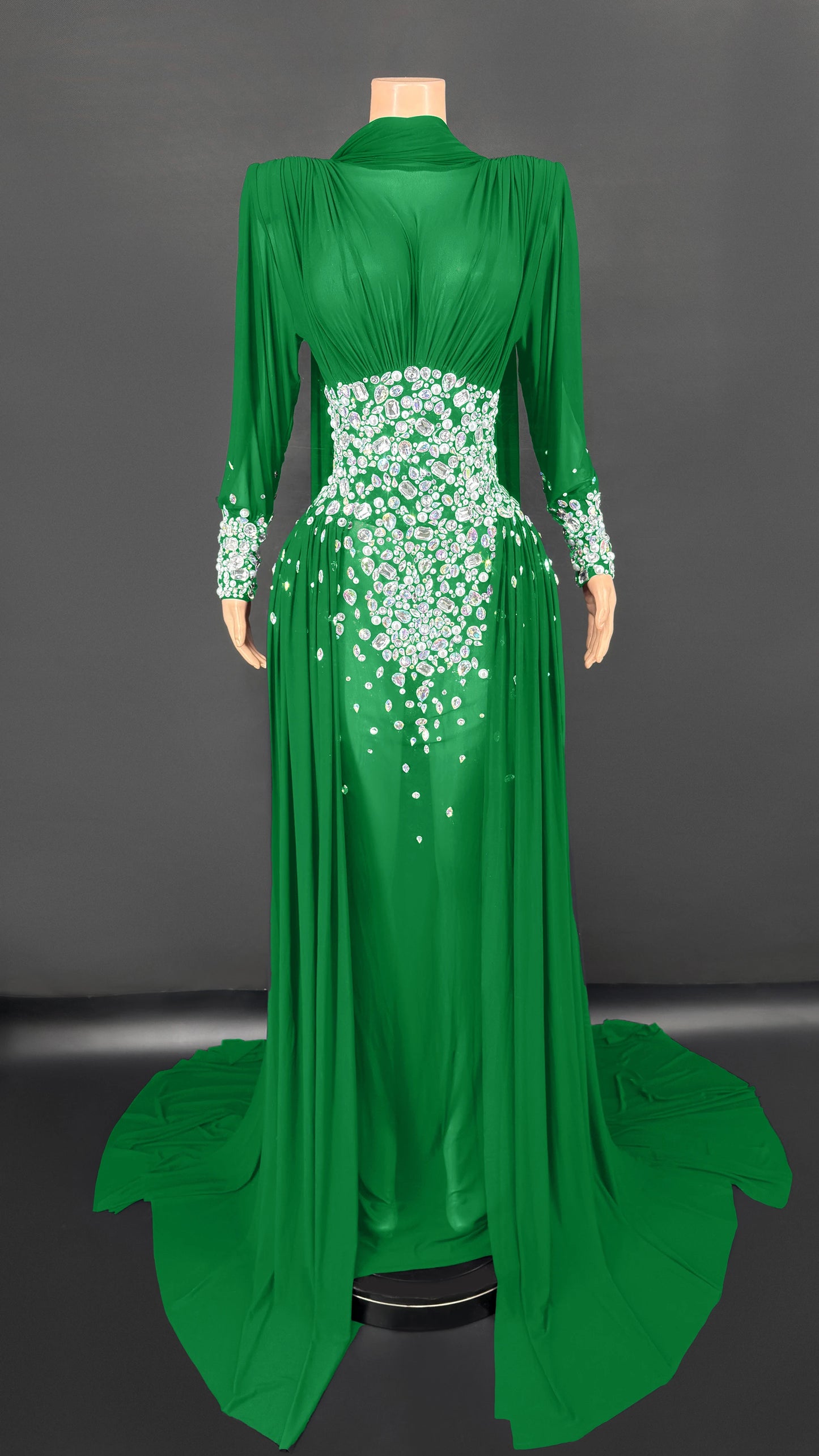 ZD Customized Prom Dresses 2025 One Shoulder Evening Dress Mother Gowns Long Sleeves Beads Crap Pleated Wedding Party Dresses