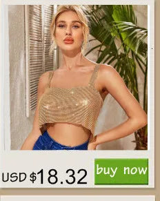 Sexy black White Summer crop top women festival Beach club outfits Party tank top t shirt woman Halter Rhinestones tops topy Hot