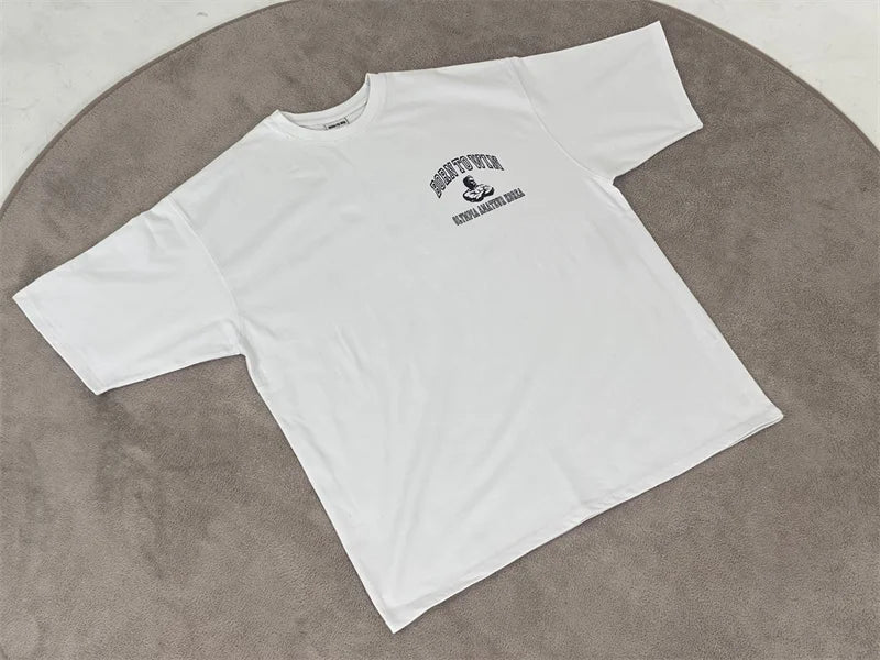 gyms T-shirt Men's Fashion short sleeve Tee Men summer Loose Fitness T-shirt men's Cotton Sports Training tops men sportswear