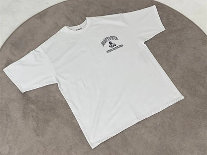 gyms T-shirt Men's Fashion short sleeve Tee Men summer Loose Fitness T-shirt men's Cotton Sports Training tops men sportswear